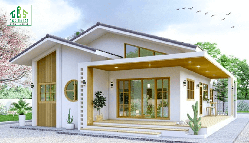 Mẫu nhà cấp 4 phong cách địa trung hải