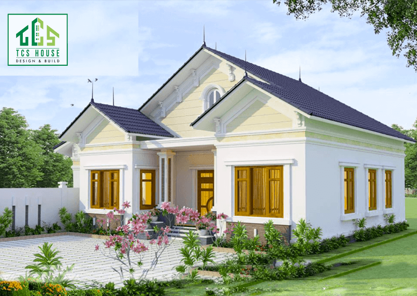 Mẫu nhà vườn 4 phòng ngủ