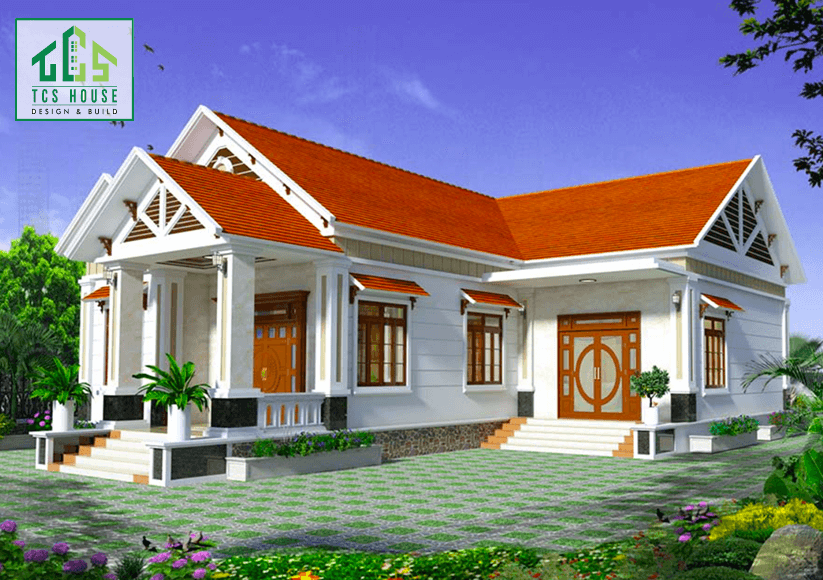 Nhà vườn chữ L