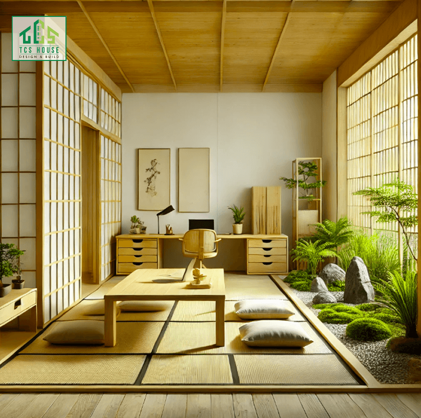 Nội thất văn phòng phong cách Nhật Bản