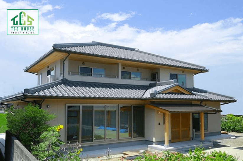 Mẫu Nhà Văn Phòng 2 Tầng Phong Cách Nhật Bản