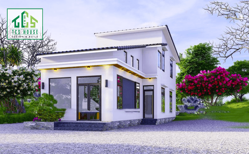 Nhà cấp 4 có gác lửng đẹp