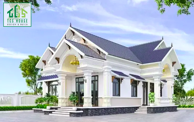 Nhà cấp 4 mái Thái hiện đại