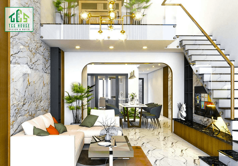 Nhà cấp 4 gác lửng 2 phòng ngủ