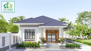 Nhà cấp 4 mái Nhật kết hợp truyền thống và hiện đại