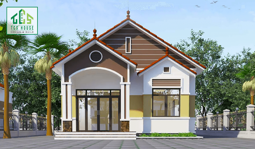 Mẫu 48: Nhà mái Thái miền Trung, chống nắng và bão hiệu quả.