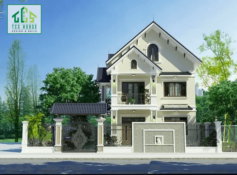 Mẫu nhà vườn mái thái