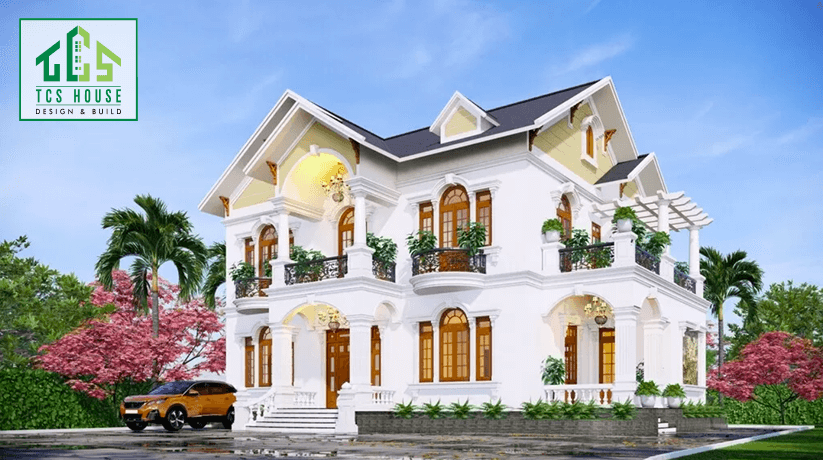 Nhà vườn mái thái