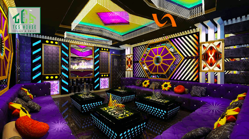 Nội thất quán karaoke Phong cách thể thao năng động