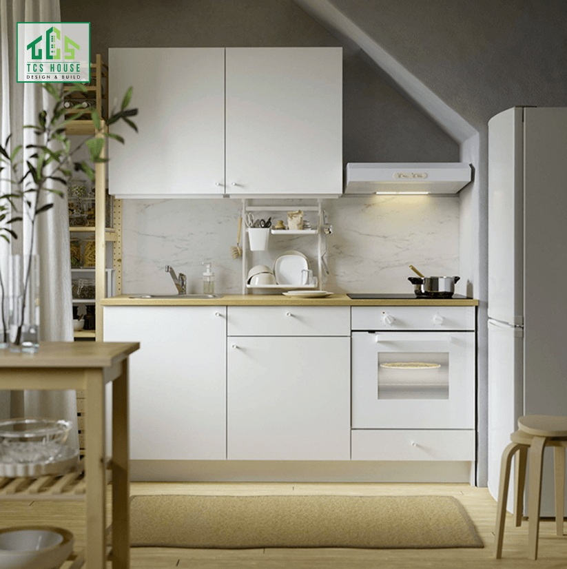 Mẫu 26: Phòng trọ có khu vực bếp mini.