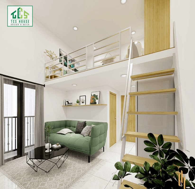 Mẫu 30: Phòng trọ có tủ âm tường.