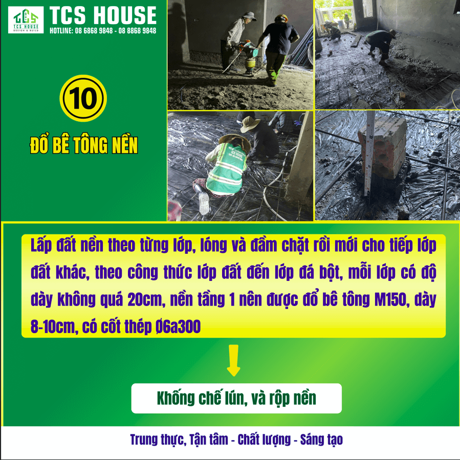 Điểm khác biệt thi công TCS House số 10