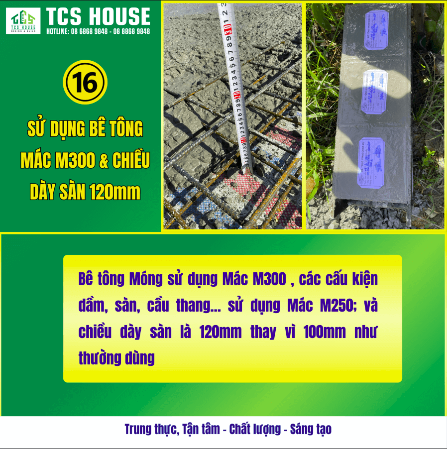 Điểm khác biệt thi công TCS House số 16