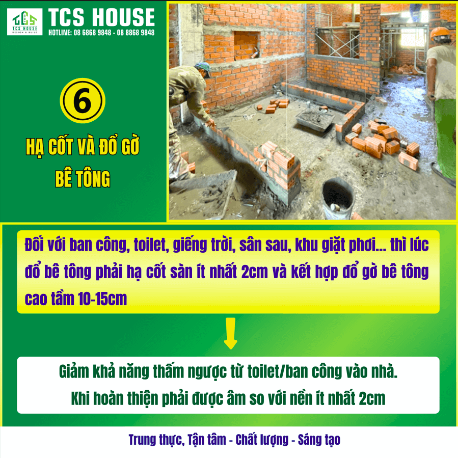 Điểm khác biệt thi công TCS House số 6