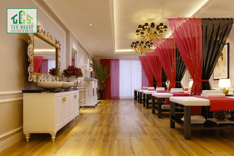 Mẫu Spa Độc Đáo Với Màu Sắc Nổi Bật