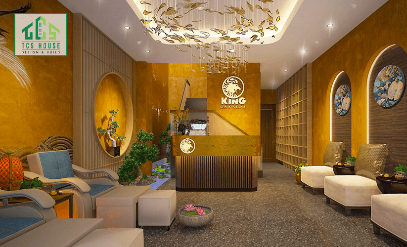 Mẫu Spa Kết Hợp Quán Cafe