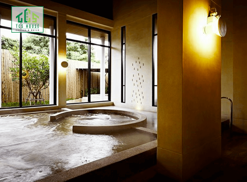 Mẫu Spa Với Hồ Nước Nóng