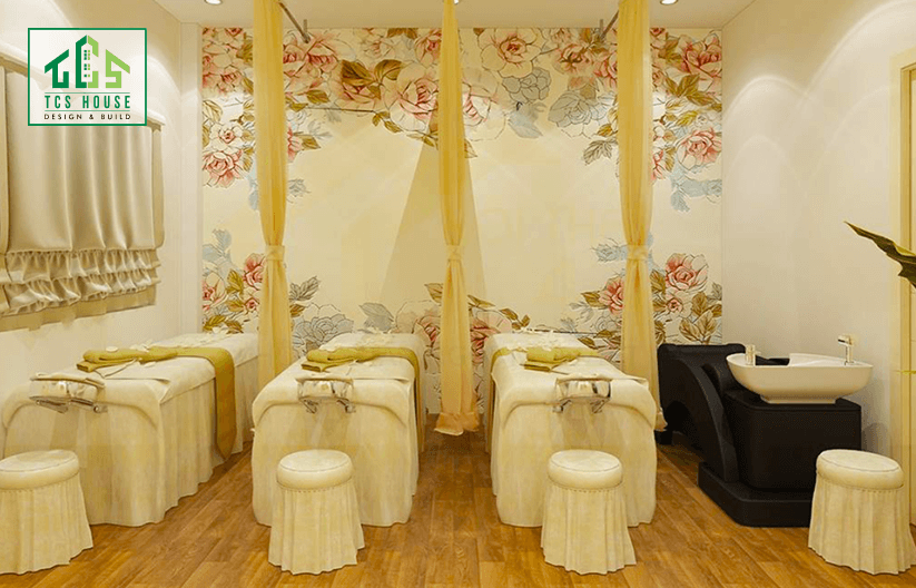Mẫu spa phong cách hiện đại tinh giản