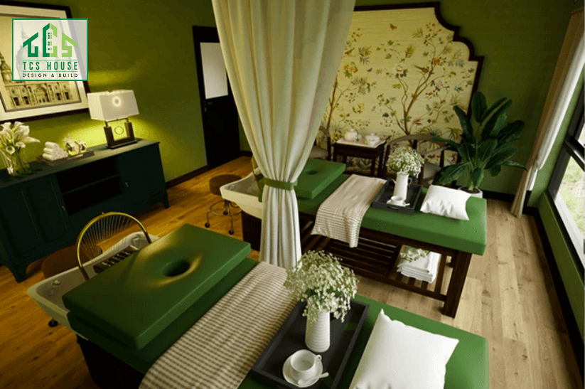 Mẫu spa phong cách năng động trẻ trung