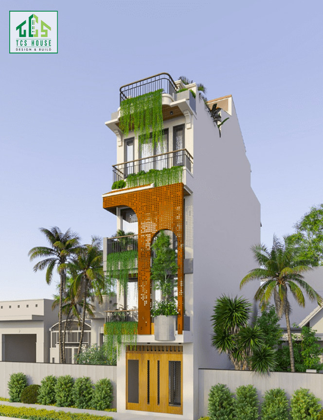 Nhà phố 5 tầng đẹp Hội An