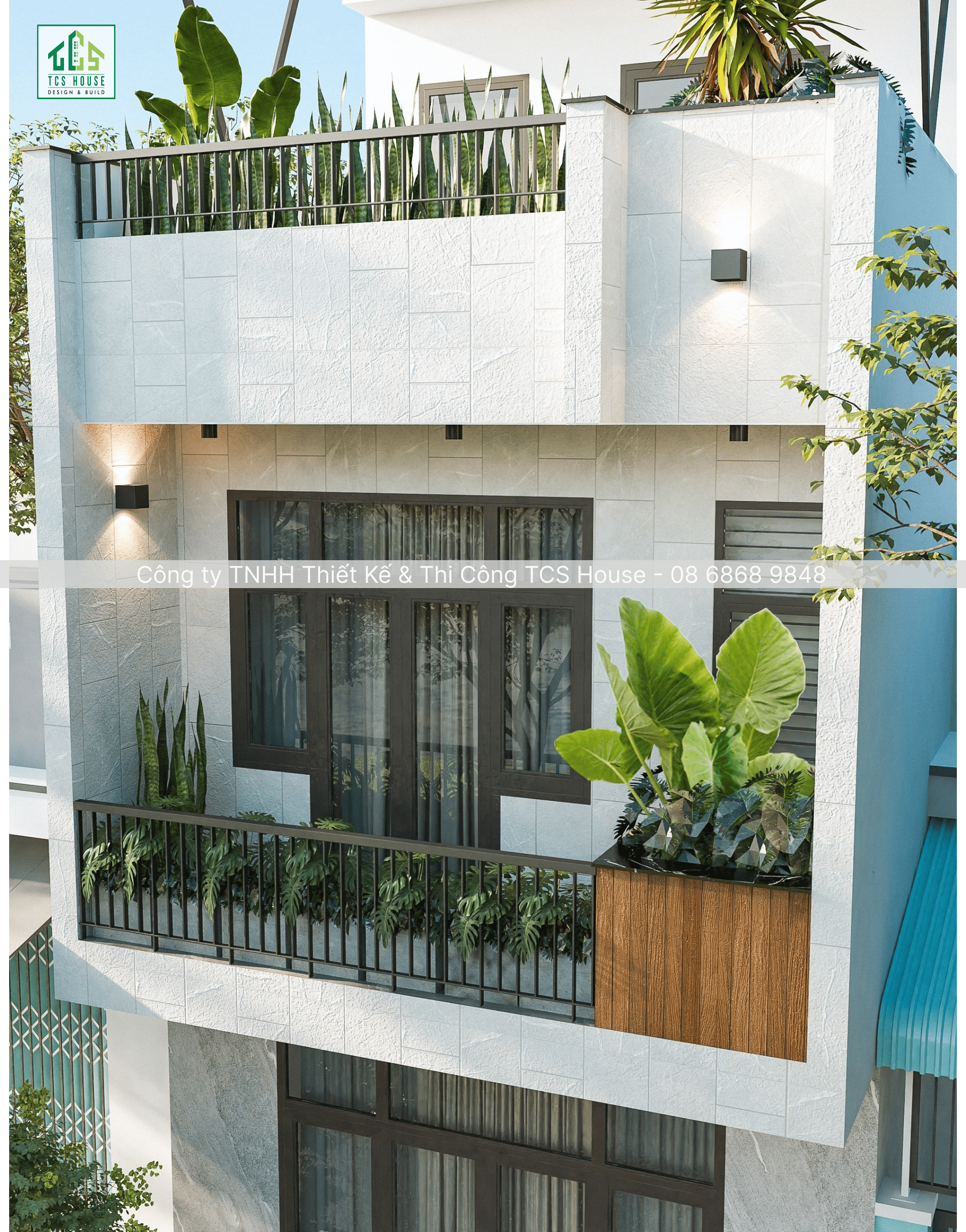 Nhà phố 2 tầng anh Huy Đà Nẵng - xây nhà trọn gói TCS House
