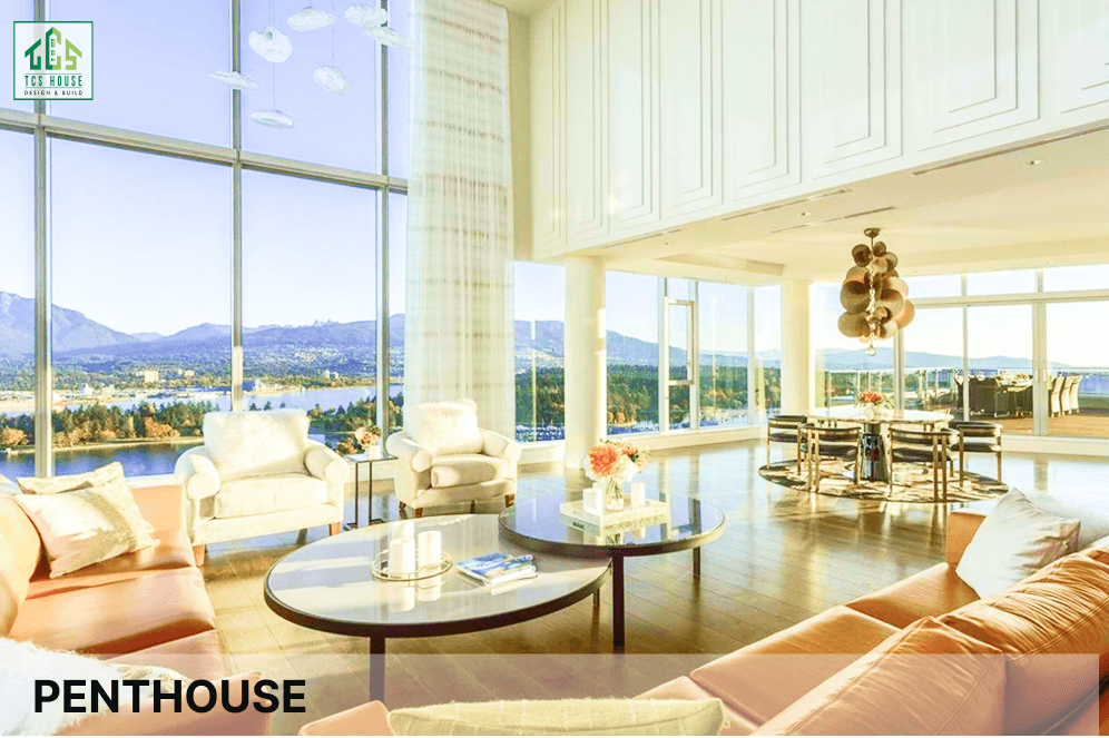 Thiết kế căn hộ cho thuê Đà Nẵng Penthouse