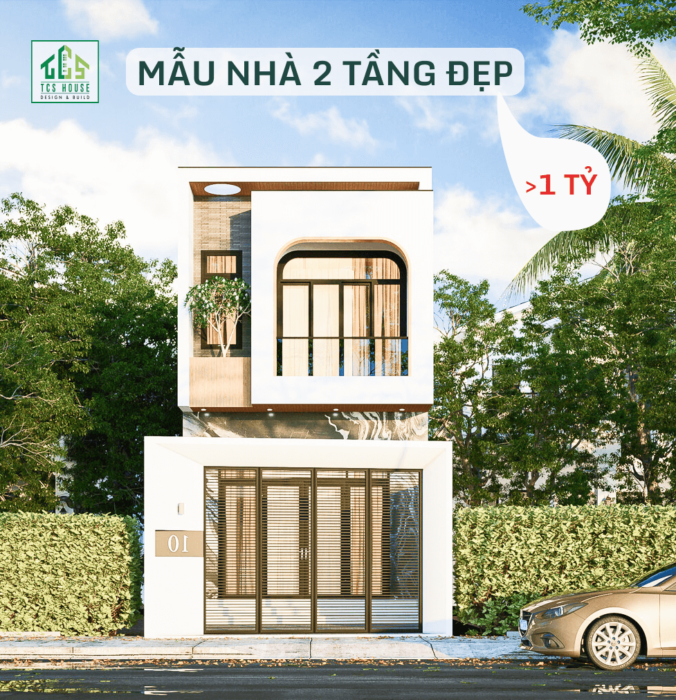 10 Mẫu Nhà 2 Tầng Đẹp Giá 1 Tỷ Thiết Kế Ấn Tượng Sang Trọng
