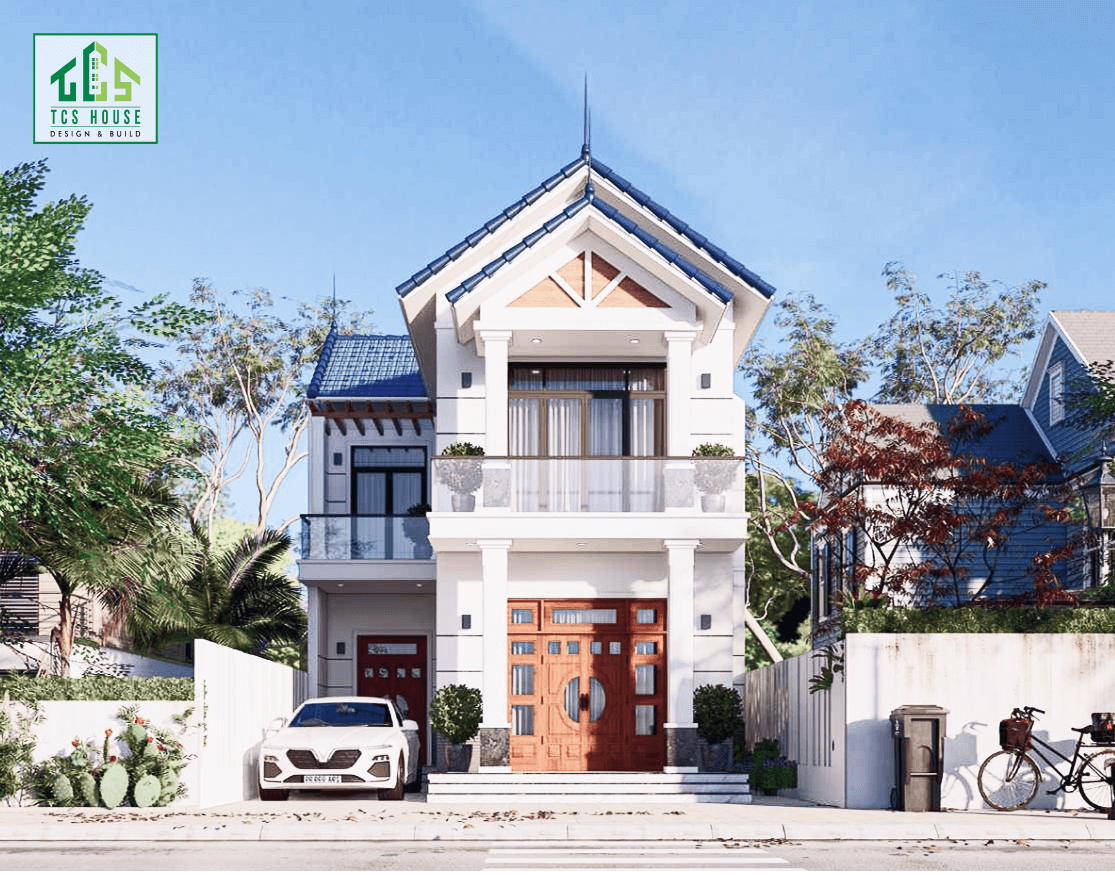 Mẫu thiết kế nhà phố 2 tầng phong cách nhật bản giá 1 tỷ