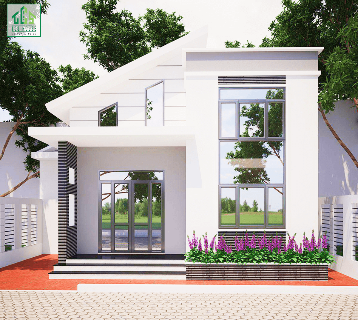 Nhà cấp 4 đẹp giá rẻ gác lửng giá rẻ