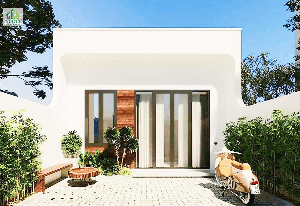 Nhà cấp 4 đẹp giá rẻ nông thôn 60m²