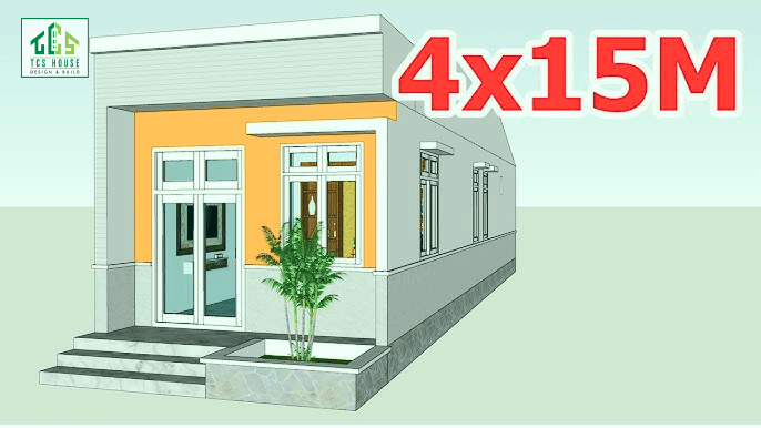 Nhà cấp 4 đẹp giá rẻ 4x15m