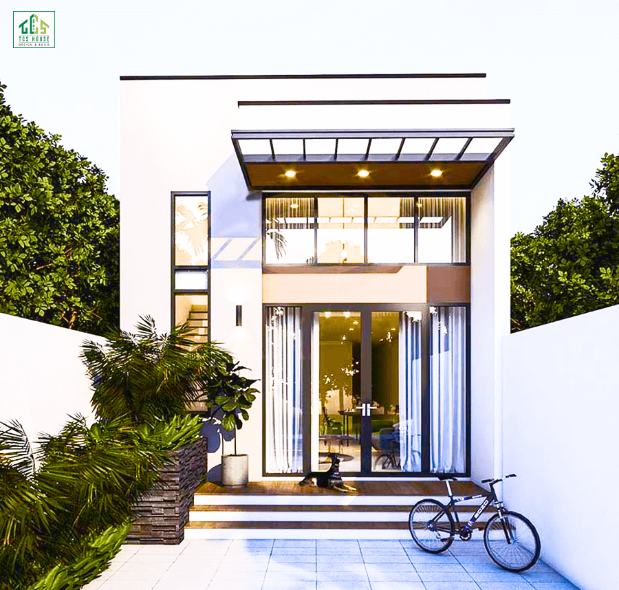 Nhà cấp 4 đẹp giá rẻ gác lửng 5x16m