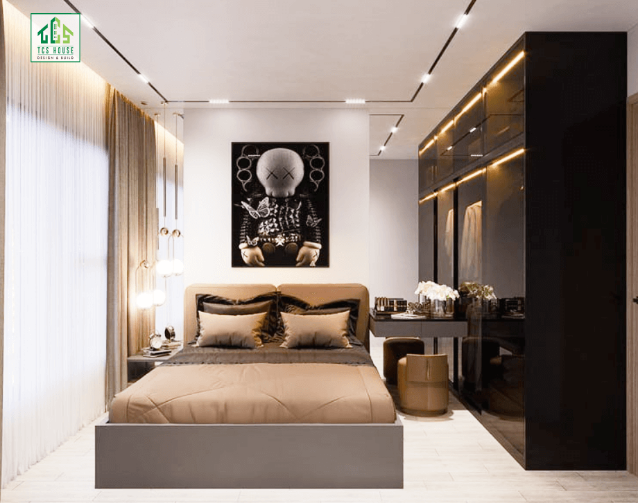 Mẫu phòng ngủ master phong cách LUXURY