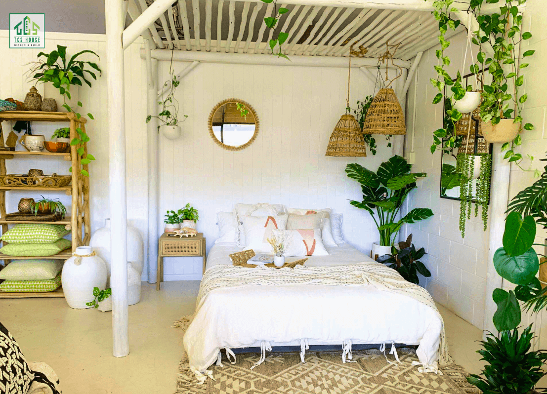 Mẫu phòng ngủ master phong cách Tropical