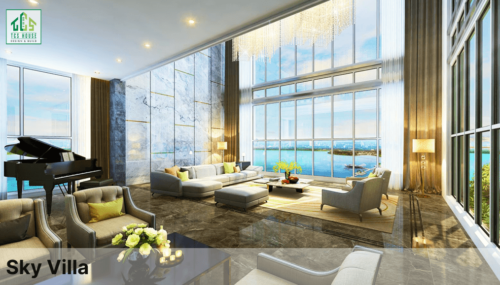 Thiết kế căn hộ cho thuê Đà Nẵng sky villa
