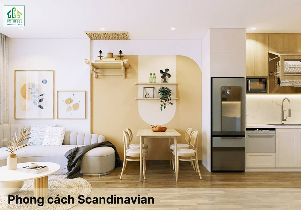 Thiết kế căn hộ cho thuê Đà Nẵng phong cách Scandinavian