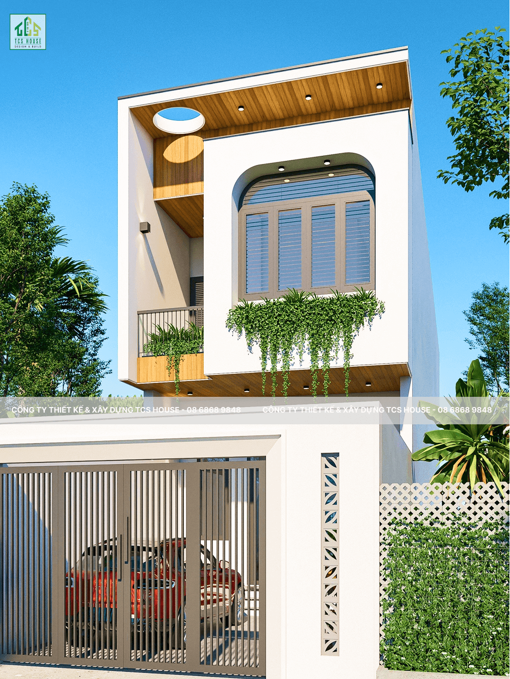 Mẫu nhà phố 2 tầng 5x28m Tam Kỳ
