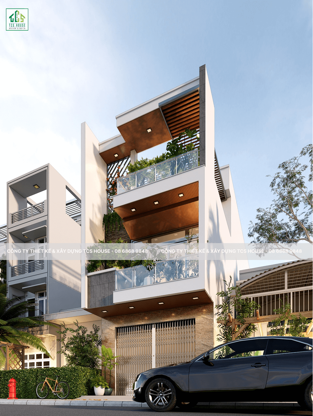 Nhà phố 3 tầng Tam Kỳ NS's House được thiết kế và xây dựng trọn gói TCS House