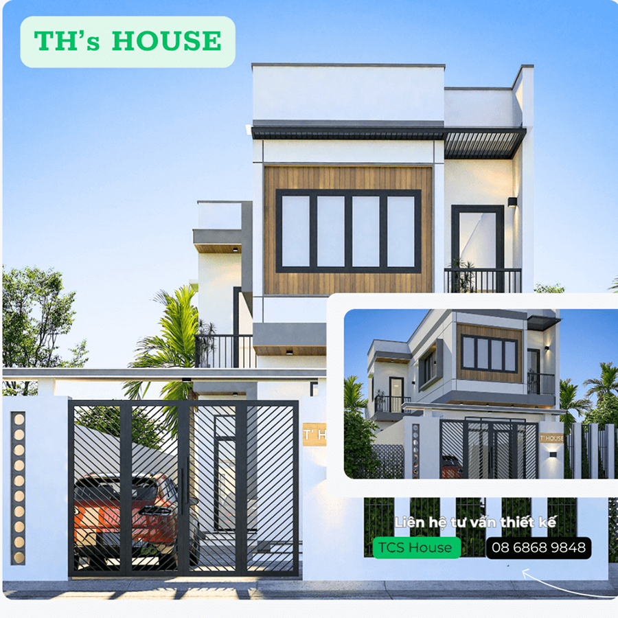 Độc Đáo Thiết Kế Nhà TH's House & Dịch Vụ Xây Nhà Trọn Gói Núi Thành