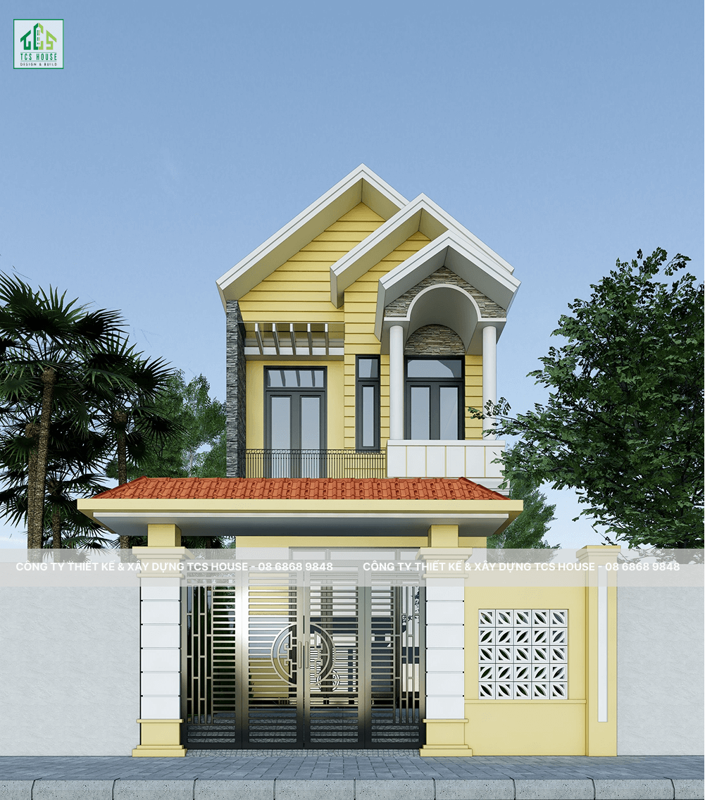 Xây nhà trọn gói 2 tầng tại Hội An D'House