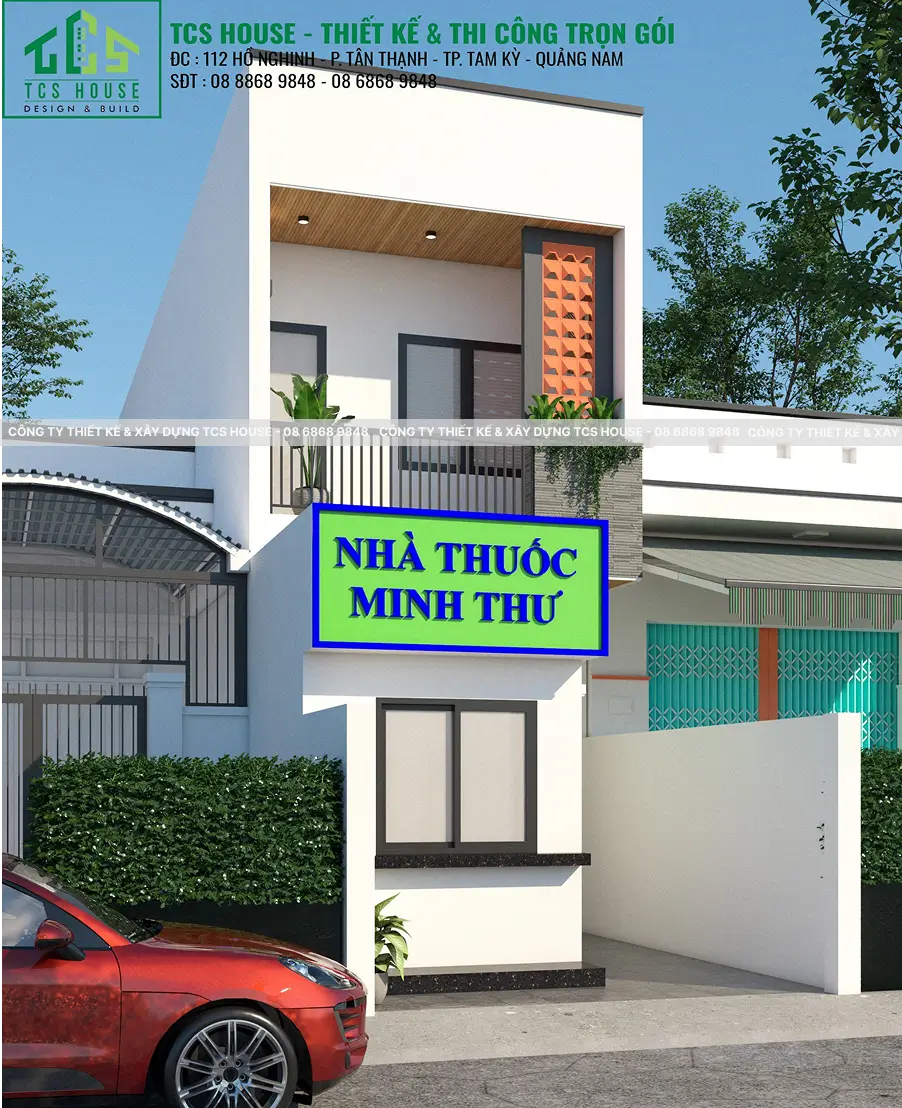 Thiết Kế Công Trình Nhà Phố 2 Tầng Độc Đáo Và Hiện Đại