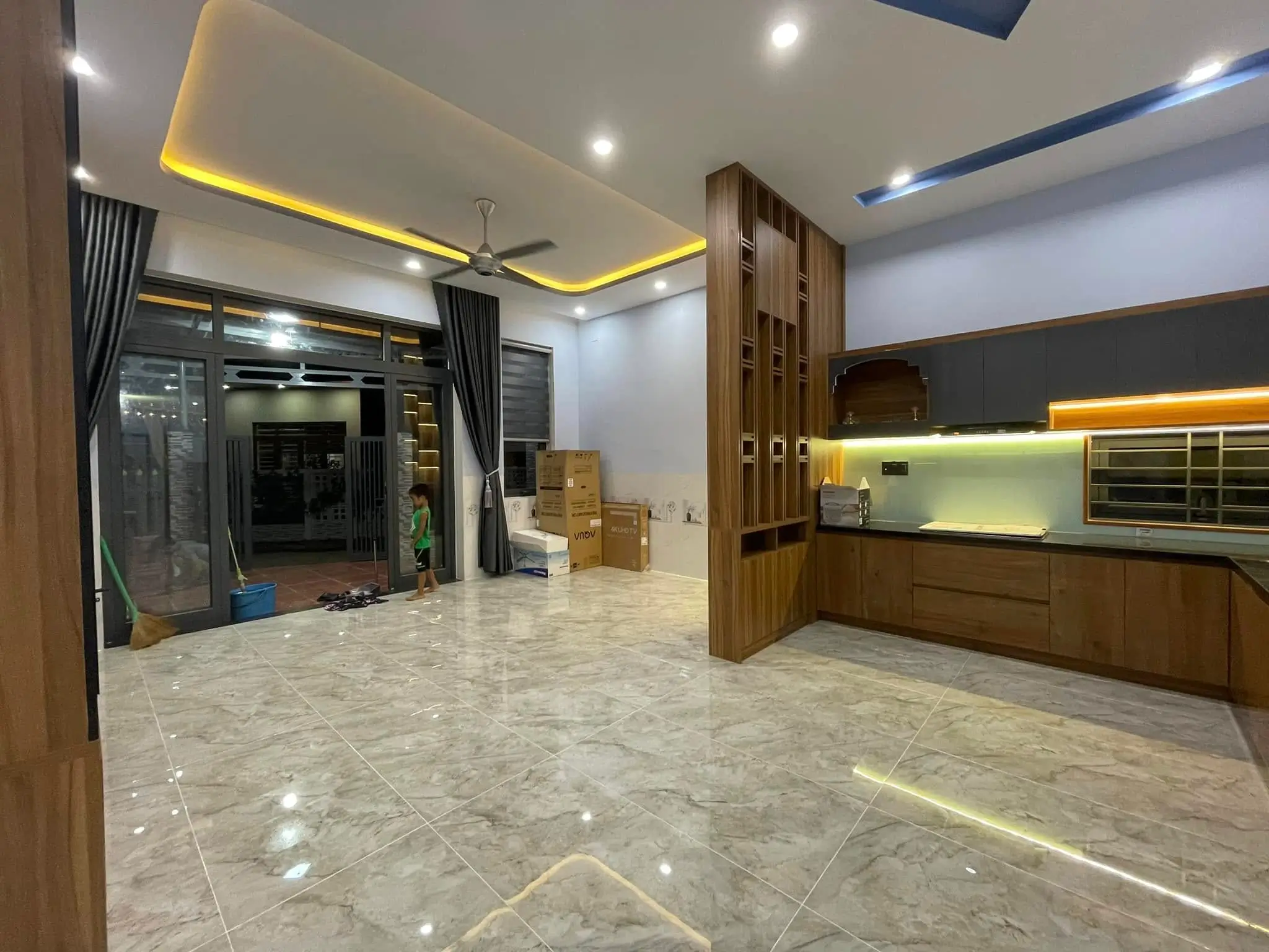 Hình ảnh chụp tại nhà vợ chồng em Hiếu - Bản vẽ nhà bếp - Nhà Cấp 4 Cho Vợ Chồng Trẻ Hieu's House Đẹp Từng Centimet Tại Tam Kỳ