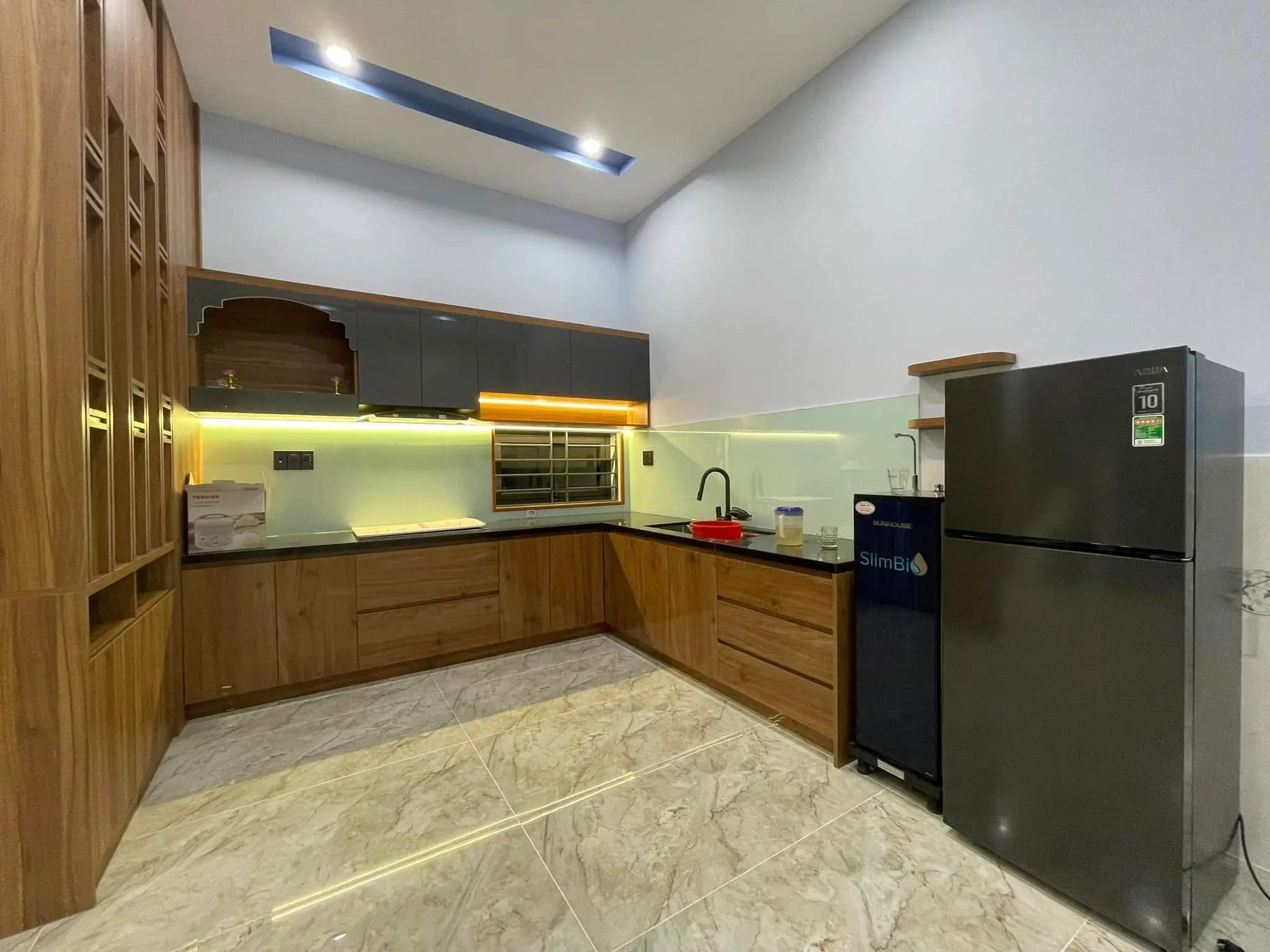 Hình ảnh chụp tại nhà vợ chồng em Hiếu - Bản vẽ nhà bếp - Nhà Cấp 4 Cho Vợ Chồng Trẻ Hieu's House Đẹp Từng Centimet Tại Tam Kỳ