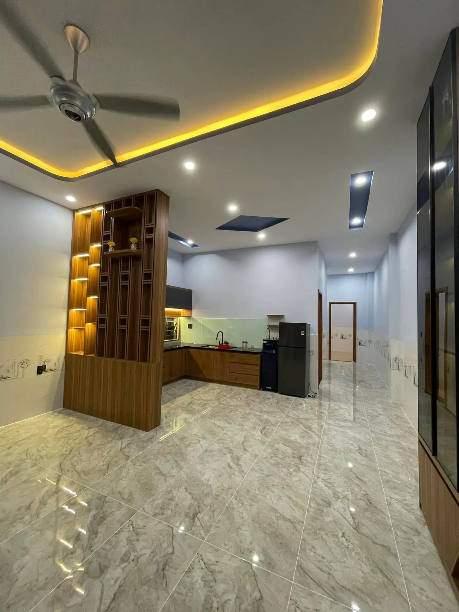 Hình ảnh chụp tại nhà vợ chồng em Hiếu - Bản vẽ nhà bếp - Nhà Cấp 4 Cho Vợ Chồng Trẻ Hieu's House Đẹp Từng Centimet Tại Tam Kỳ
