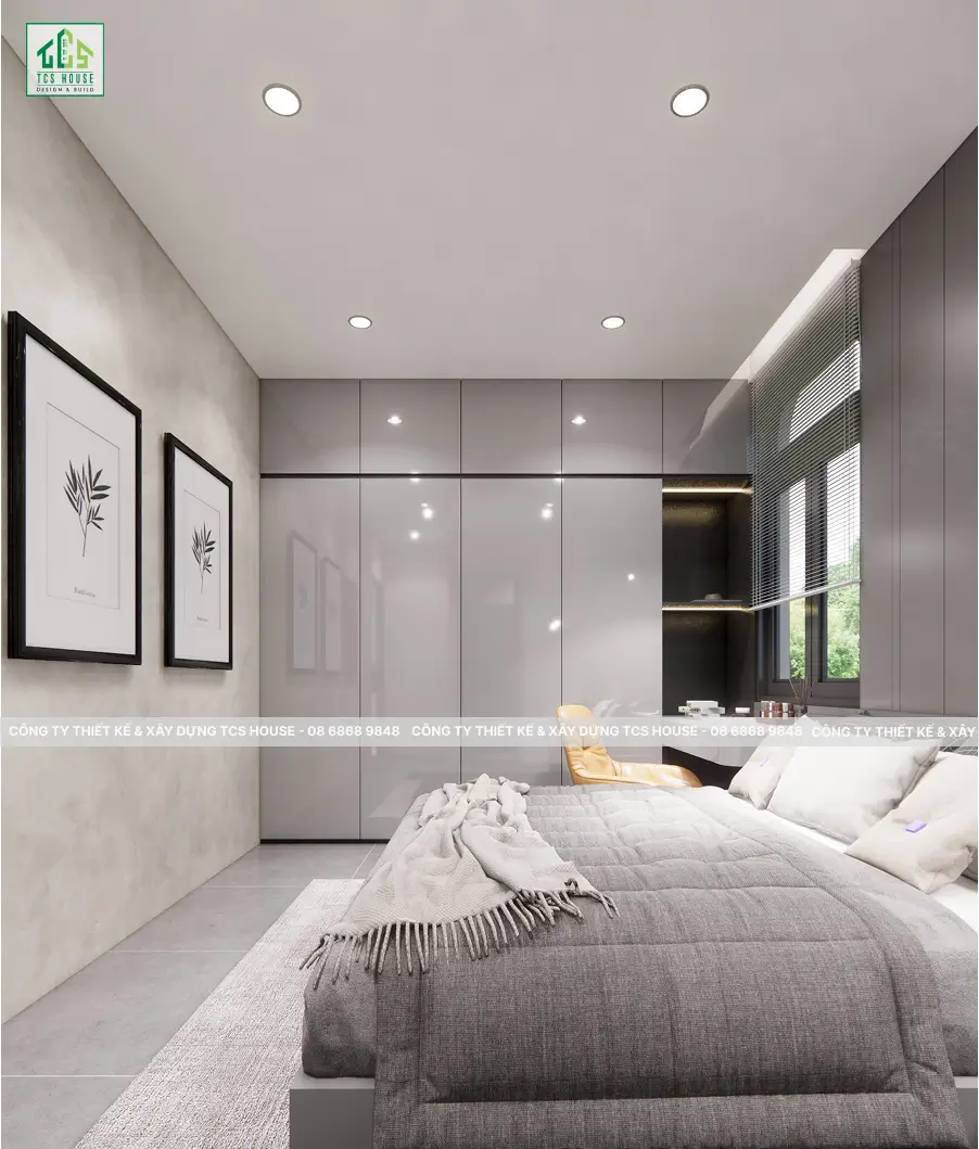 Nhà Cấp 4 Mái Nhật 3 Phòng Ngủ Đẹp Sang Trọng Và Tiện Nghi - Thiết kế phòng ngủ