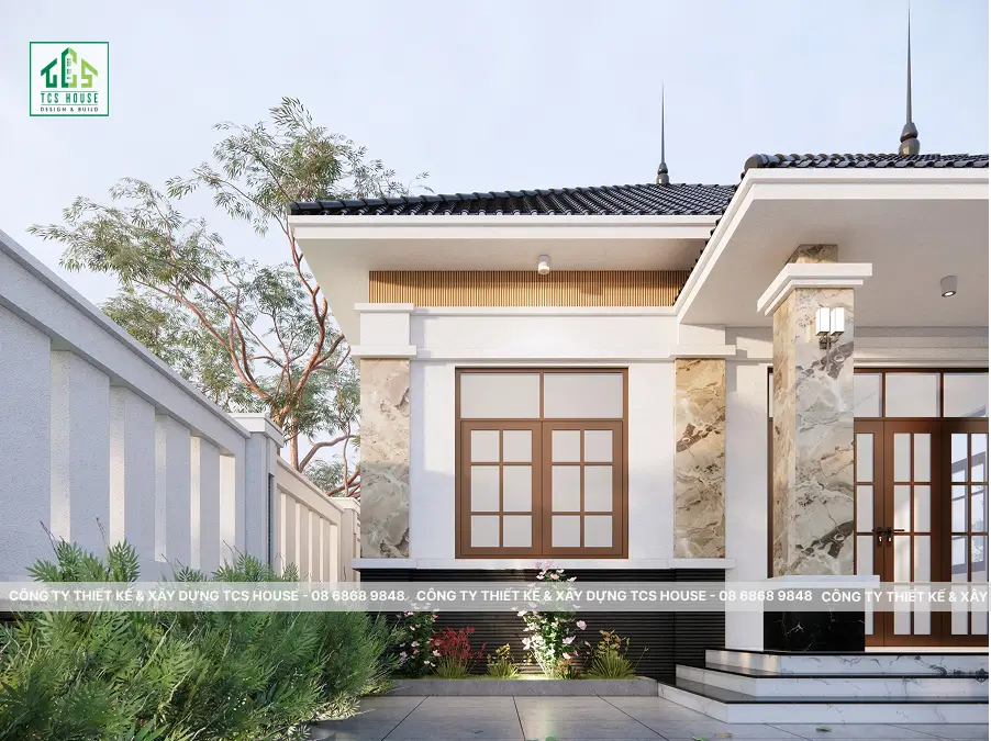 Nhà Cấp 4 Mái Nhật 3 Phòng Ngủ Đẹp Sang Trọng Và Tiện Nghi thiết kế bên ngoài sang trọng