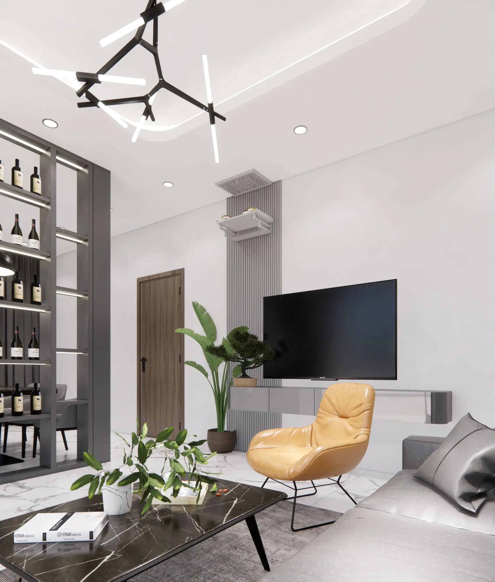 Thiết Kế Nội Thất Nhà Mái Nhật 9x16m Hiện Đại Và Sang Trọng