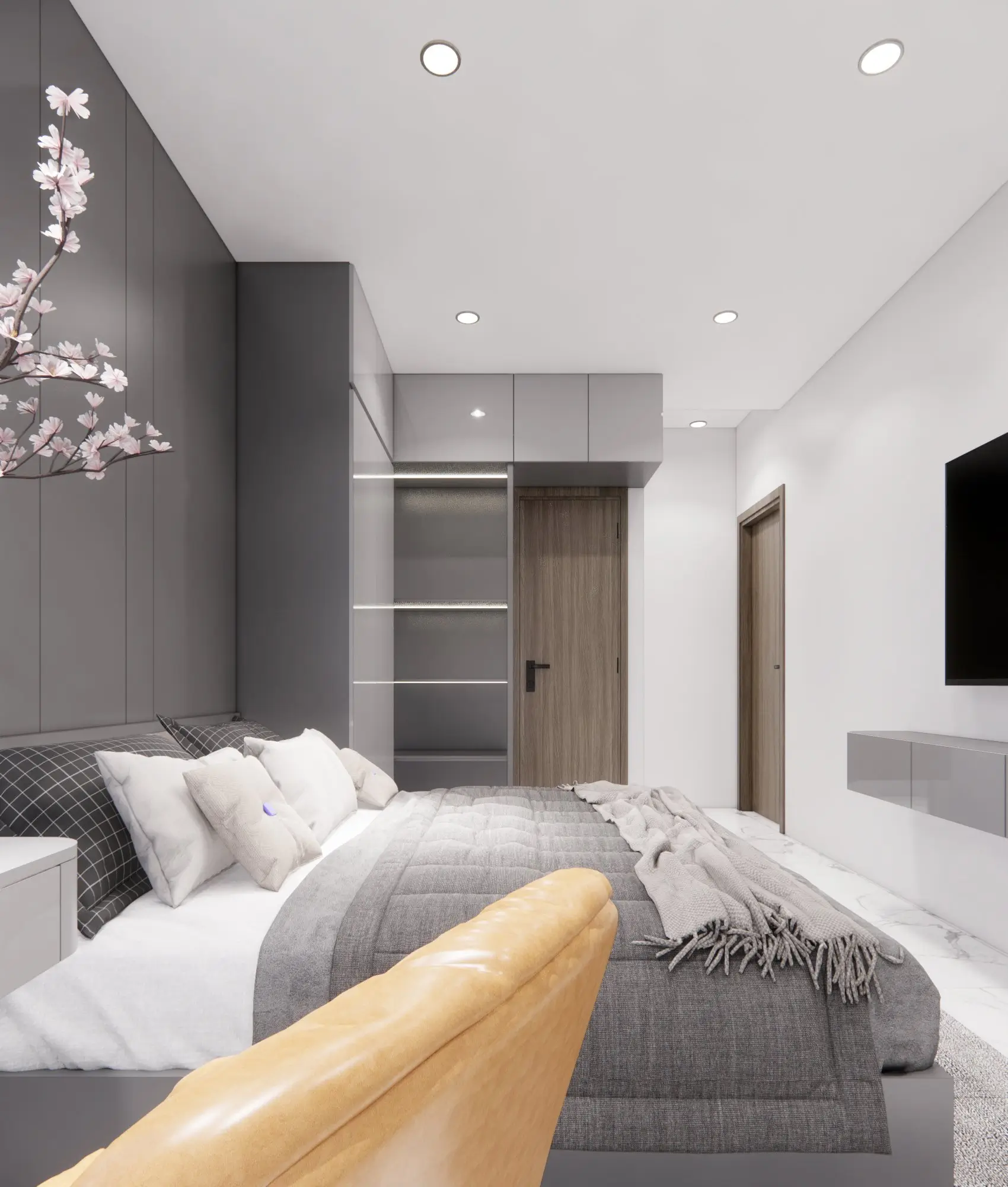 Thiết Kế Nội Thất Nhà Mái Nhật 9x16m Hiện Đại Và Sang Trọng