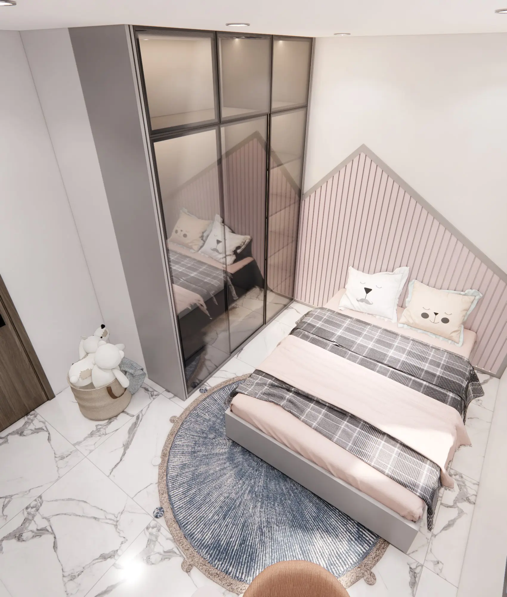 Thiết Kế Nội Thất Nhà Mái Nhật 9x16m Hiện Đại Và Sang Trọng