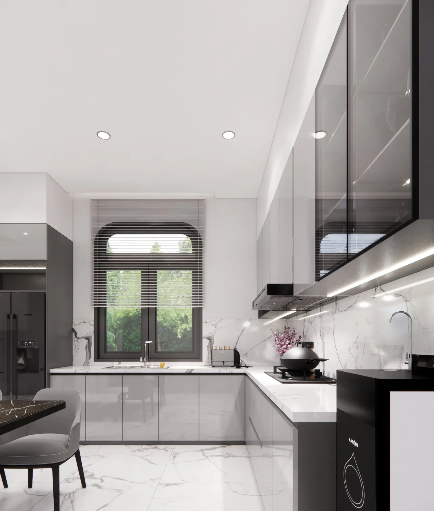 Thiết Kế Nội Thất Nhà Mái Nhật 9x16m Hiện Đại Và Sang Trọng